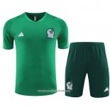 Tracksuit Mexico 2023-2024 Short Sleeve Green - Shorts