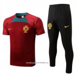 Tracksuit Portugal 2022-2023 Short Sleeve Red