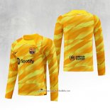 Barcelona Goalkeeper Shirt 2023-2024 Long Sleeve Yellow