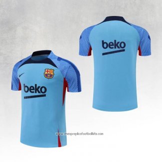 Barcelona Training Shirt 2022-2023 Blue