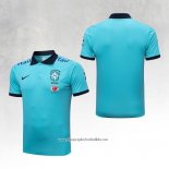 Brazil Shirt Polo 2022-2023 Blue
