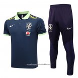 Conjunto Polo Brazil 2023-2024 Blue