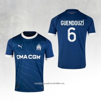 Olympique Marseille Player Guendouzi Away Shirt 2023-2024