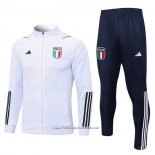 Jacket Tracksuit Italy 2023-2024 White