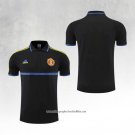 Manchester United Shirt Polo 2022-2023 Black and Blue