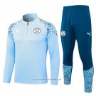 Sweatshirt Tracksuit Manchester City 2023-2024 Blue