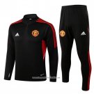 Sweatshirt Tracksuit Manchester United 2022-2023 Black