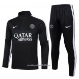 Sweatshirt Tracksuit Paris Saint-Germain 2023-2024 Black